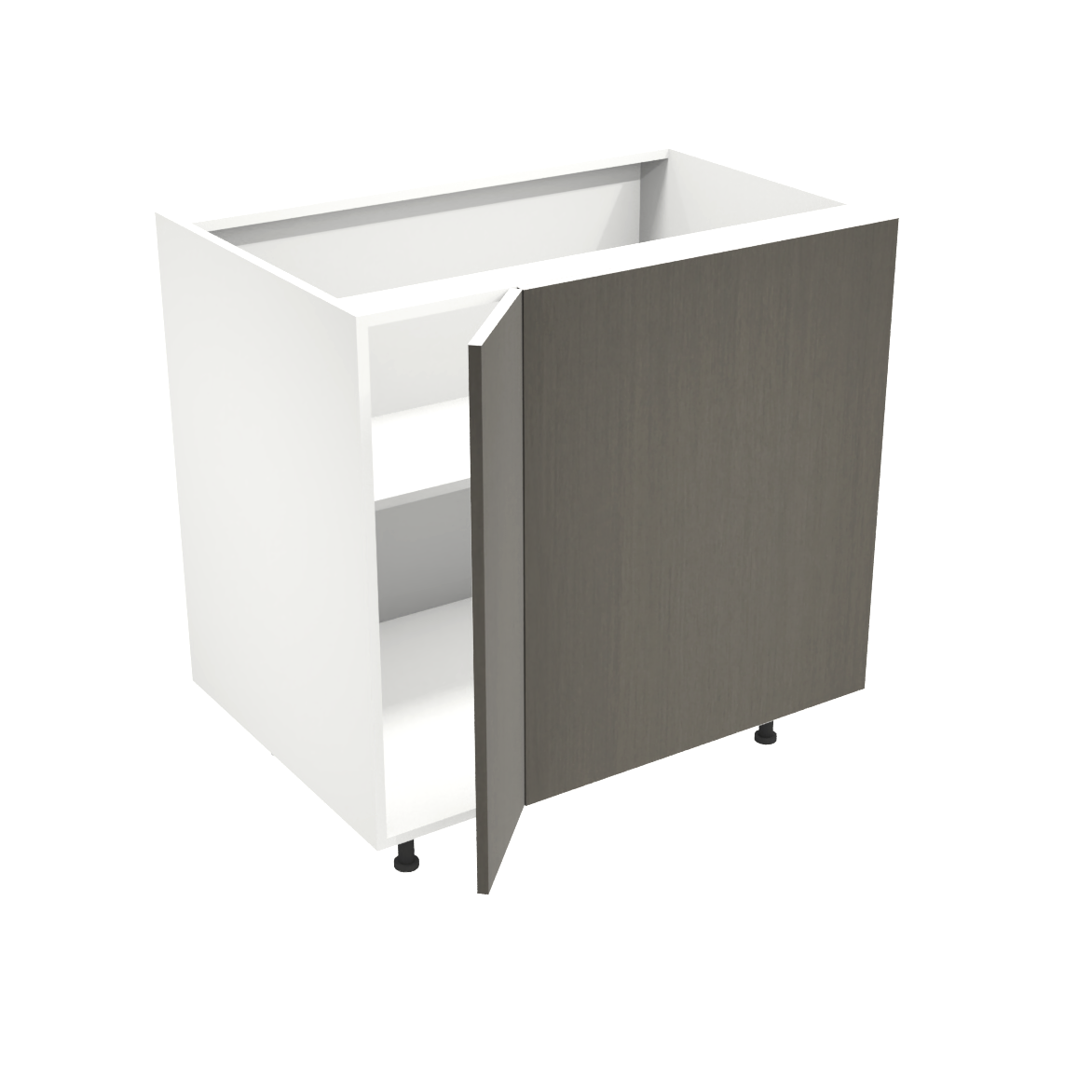 Armoire de cuisine du bas coin mort (36''L)