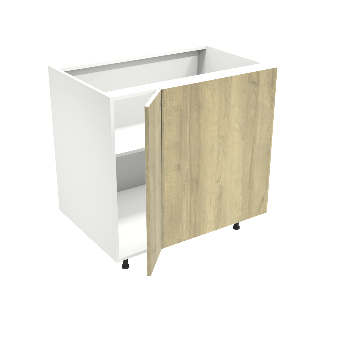 Armoire de cuisine du bas coin mort (36''L)