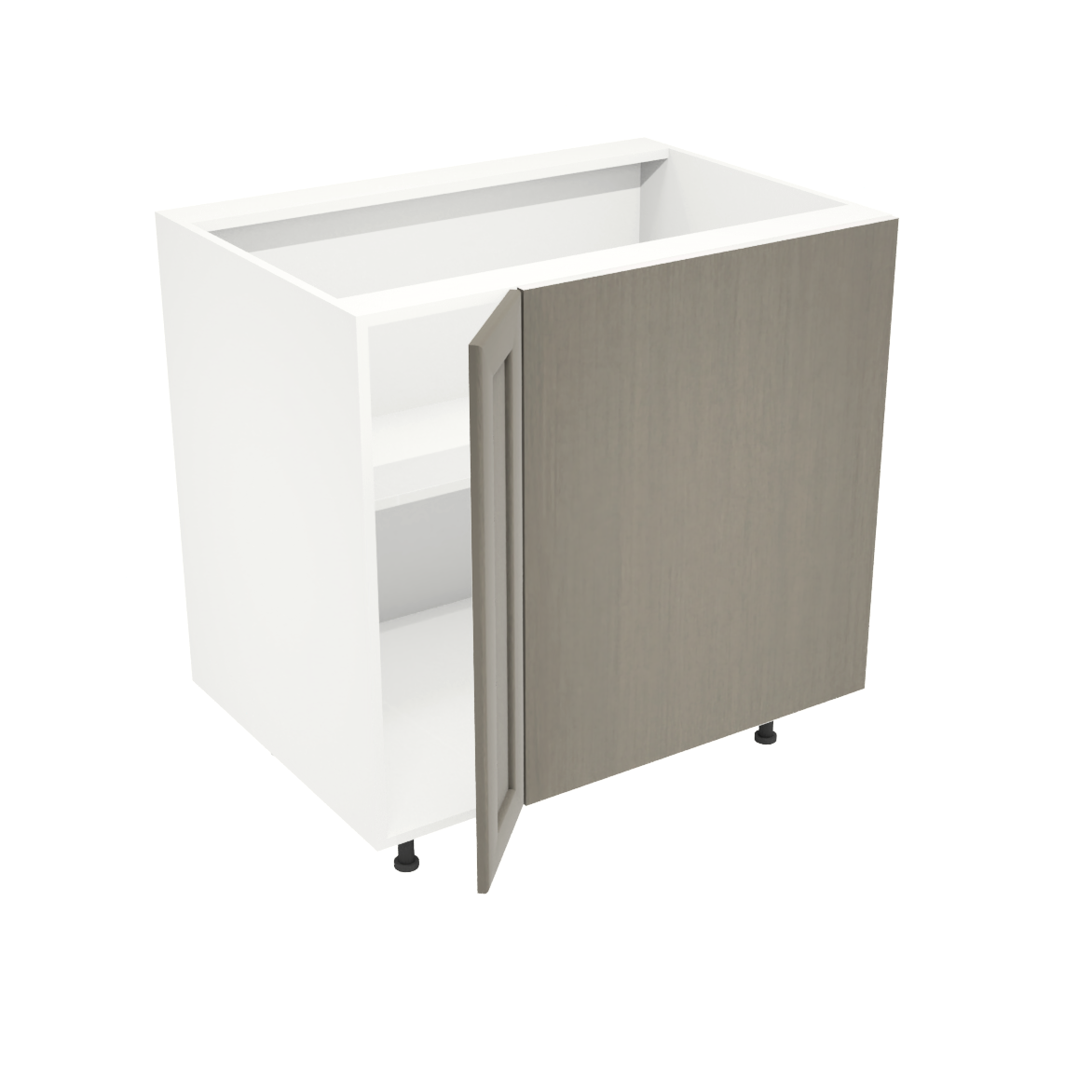 Armoire de cuisine du bas coin mort (36''L)