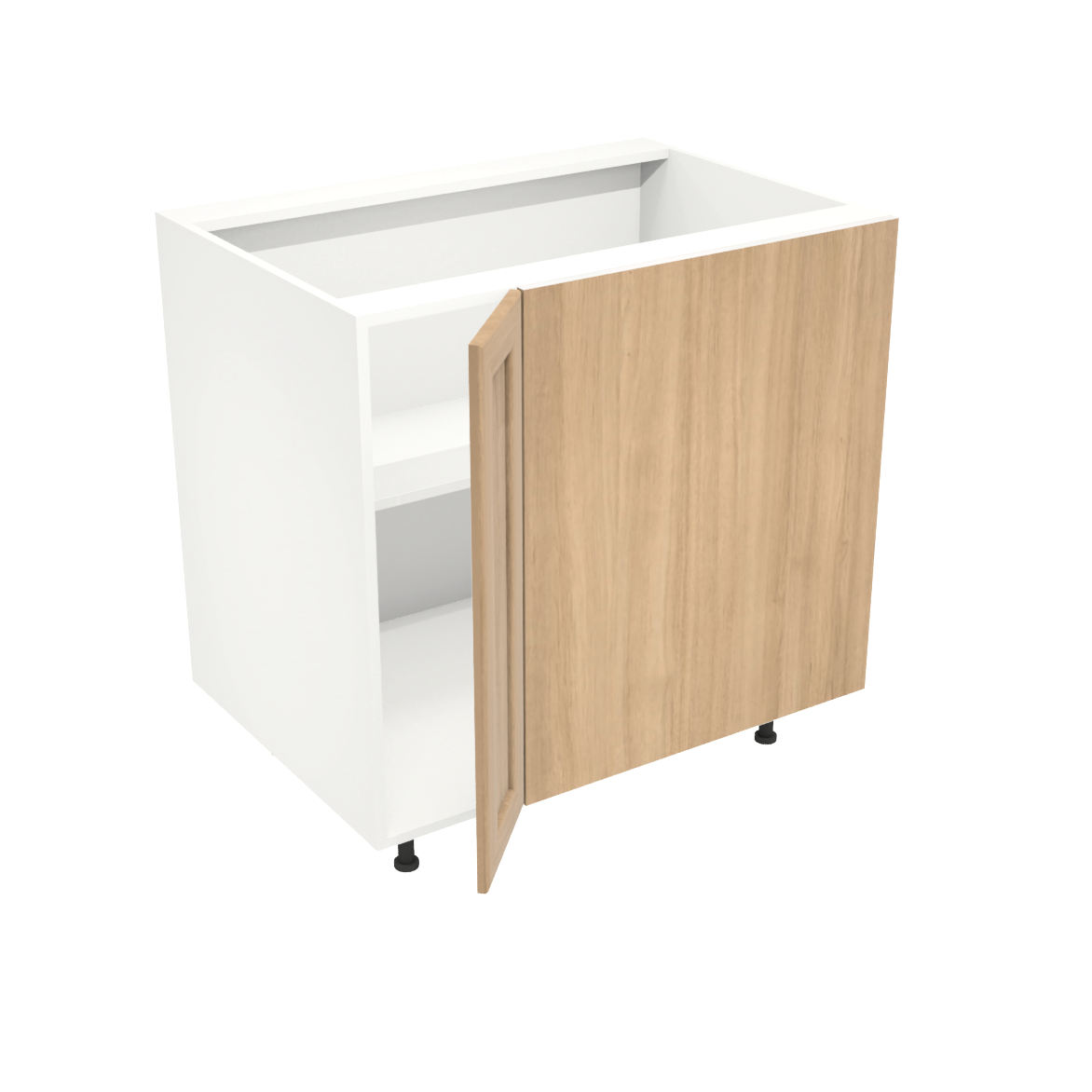 Armoire de cuisine du bas coin mort (36''L)