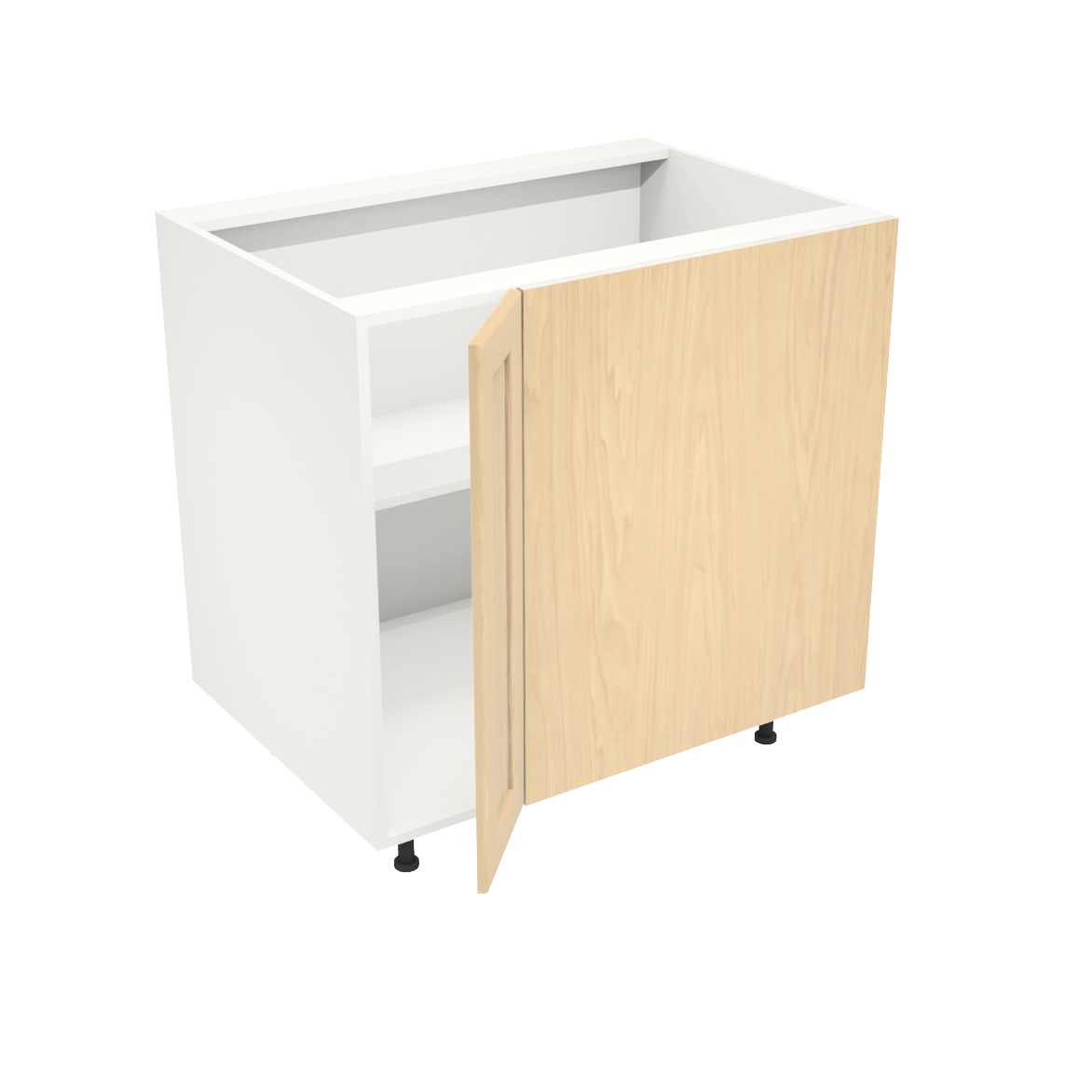 Armoire de cuisine du bas coin mort (36''L)