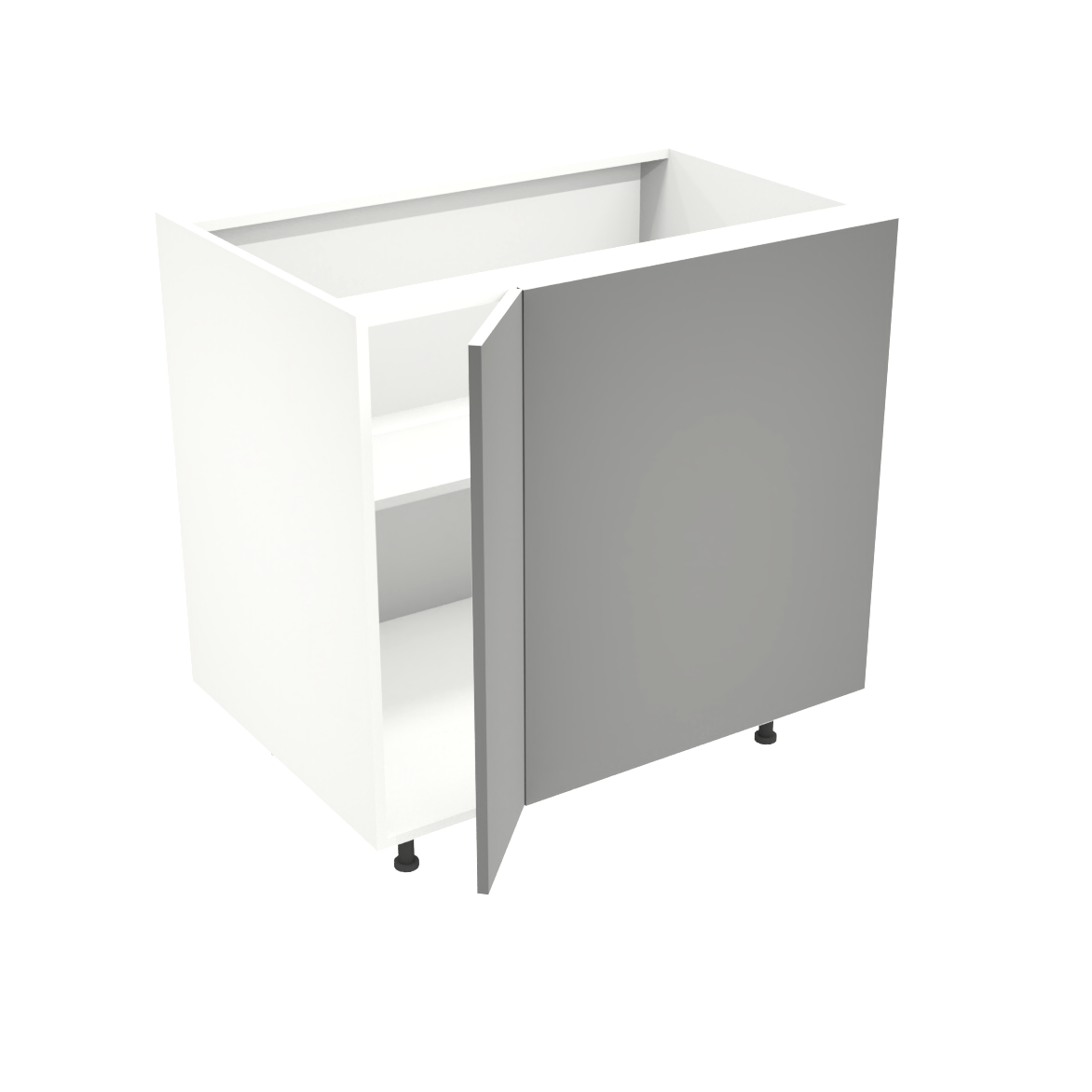 Armoire de cuisine du bas coin mort (36''L)
