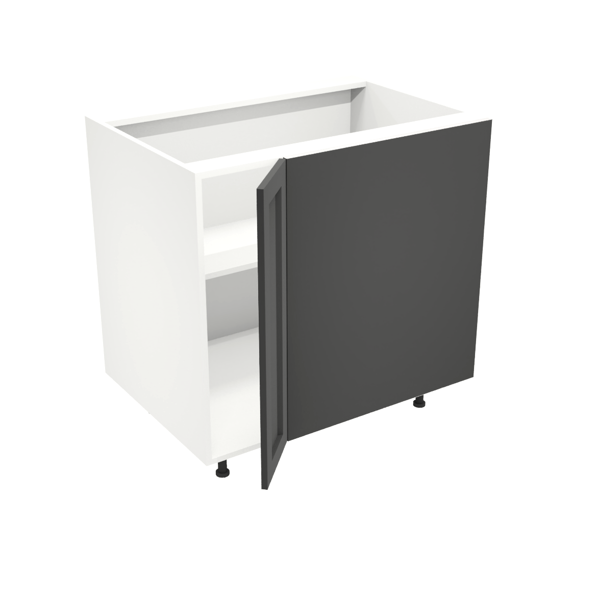 Armoire de cuisine du bas coin mort (36''L)