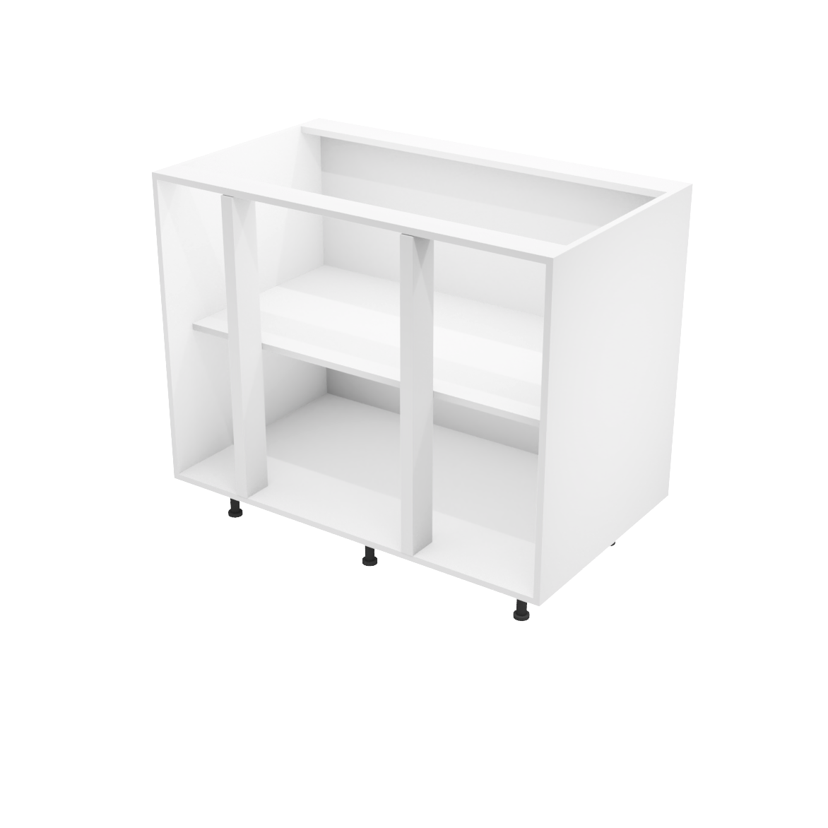 Armoire de cuisine du bas coin mort (42''L)