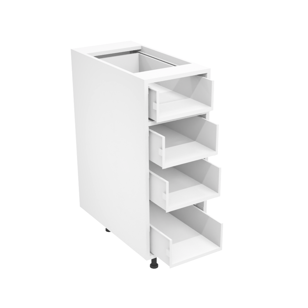Armoire de cuisine du bas 4 tiroirs (12''L)