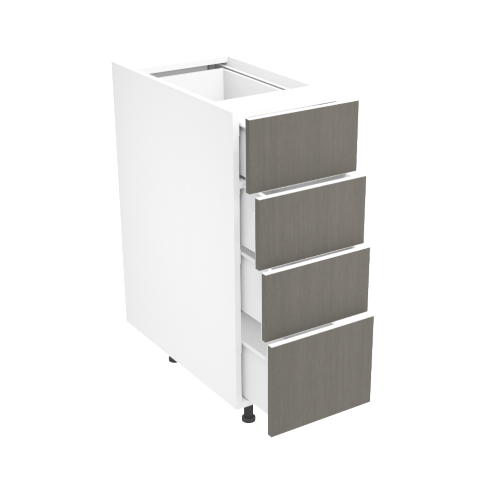Armoire de cuisine du bas 4 tiroirs (12''L)
