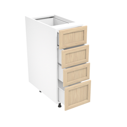 Armoire de cuisine du bas 4 tiroirs (12''L)
