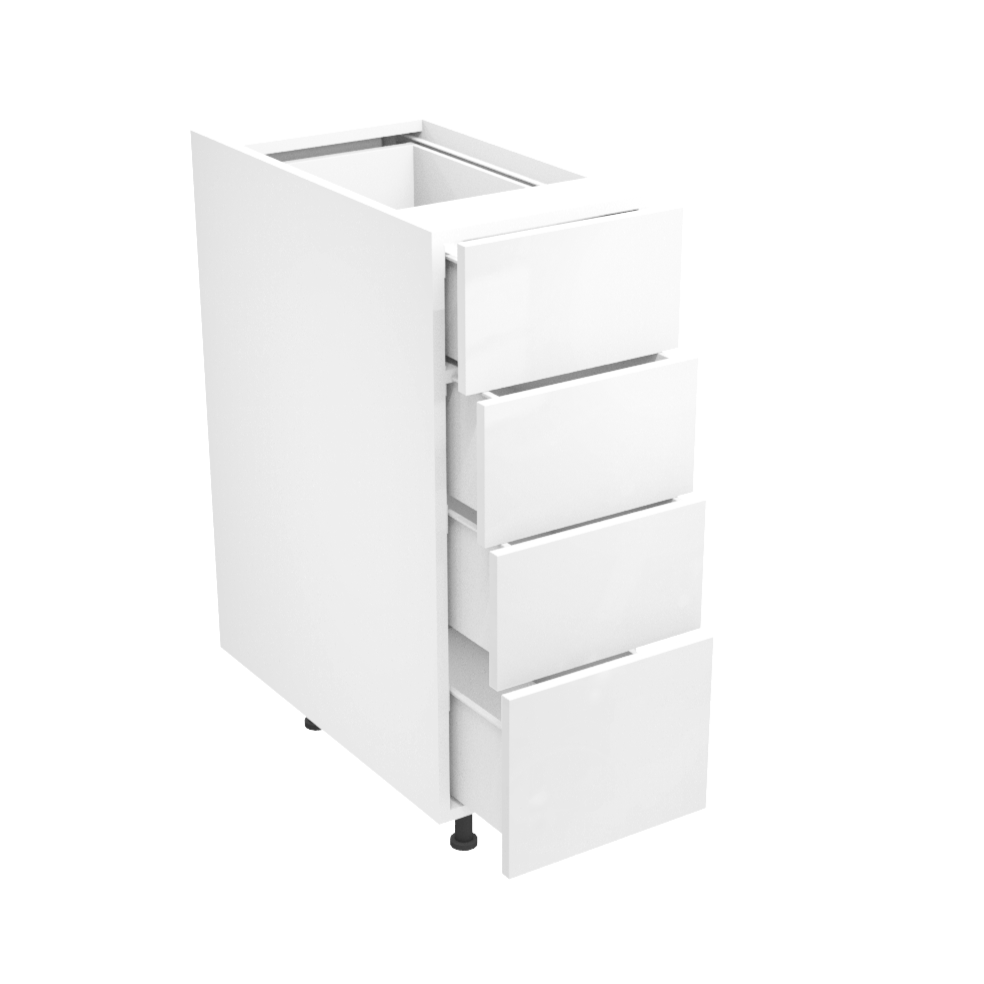 Armoire de cuisine du bas 4 tiroirs (12''L)