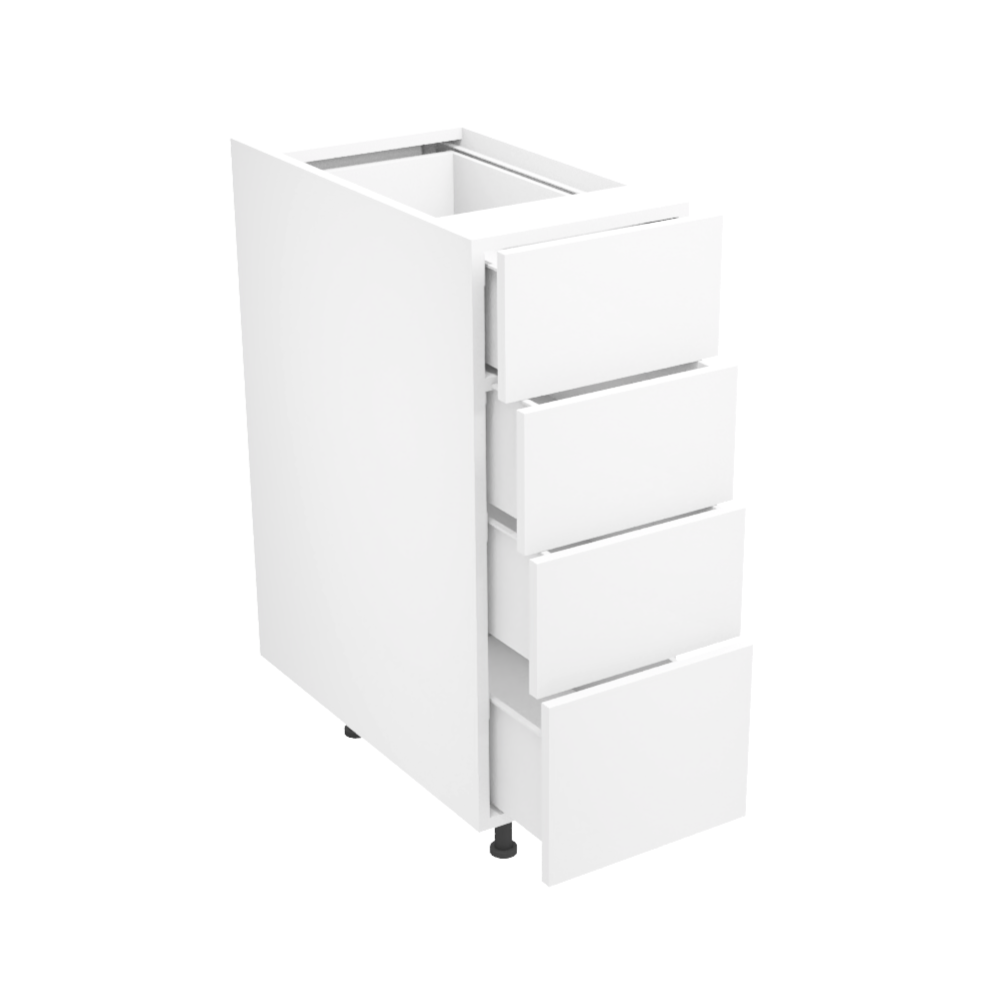 Armoire de cuisine du bas 4 tiroirs (12''L)