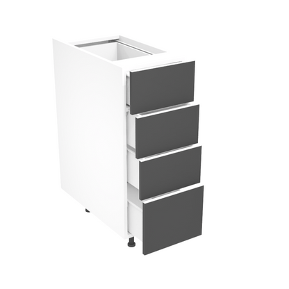 Armoire de cuisine du bas 4 tiroirs (12''L)