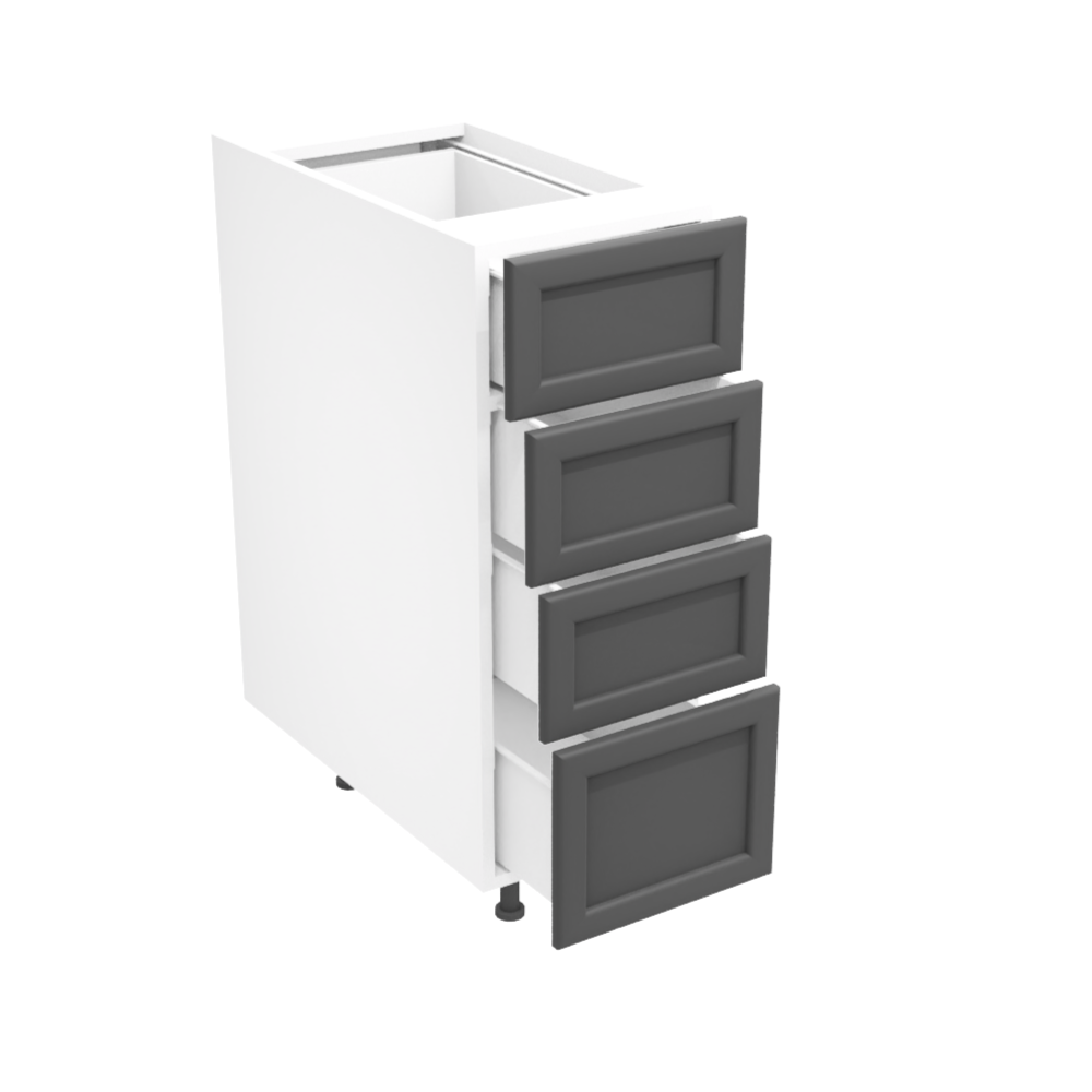 Armoire de cuisine du bas 4 tiroirs (12''L)