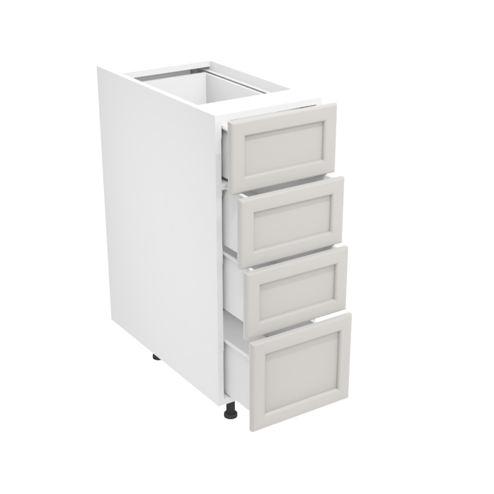 Armoire de cuisine du bas 4 tiroirs (12''L)