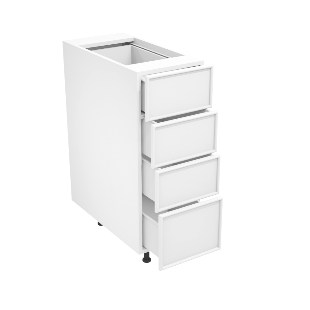 Armoire de cuisine du bas 4 tiroirs (12''L)
