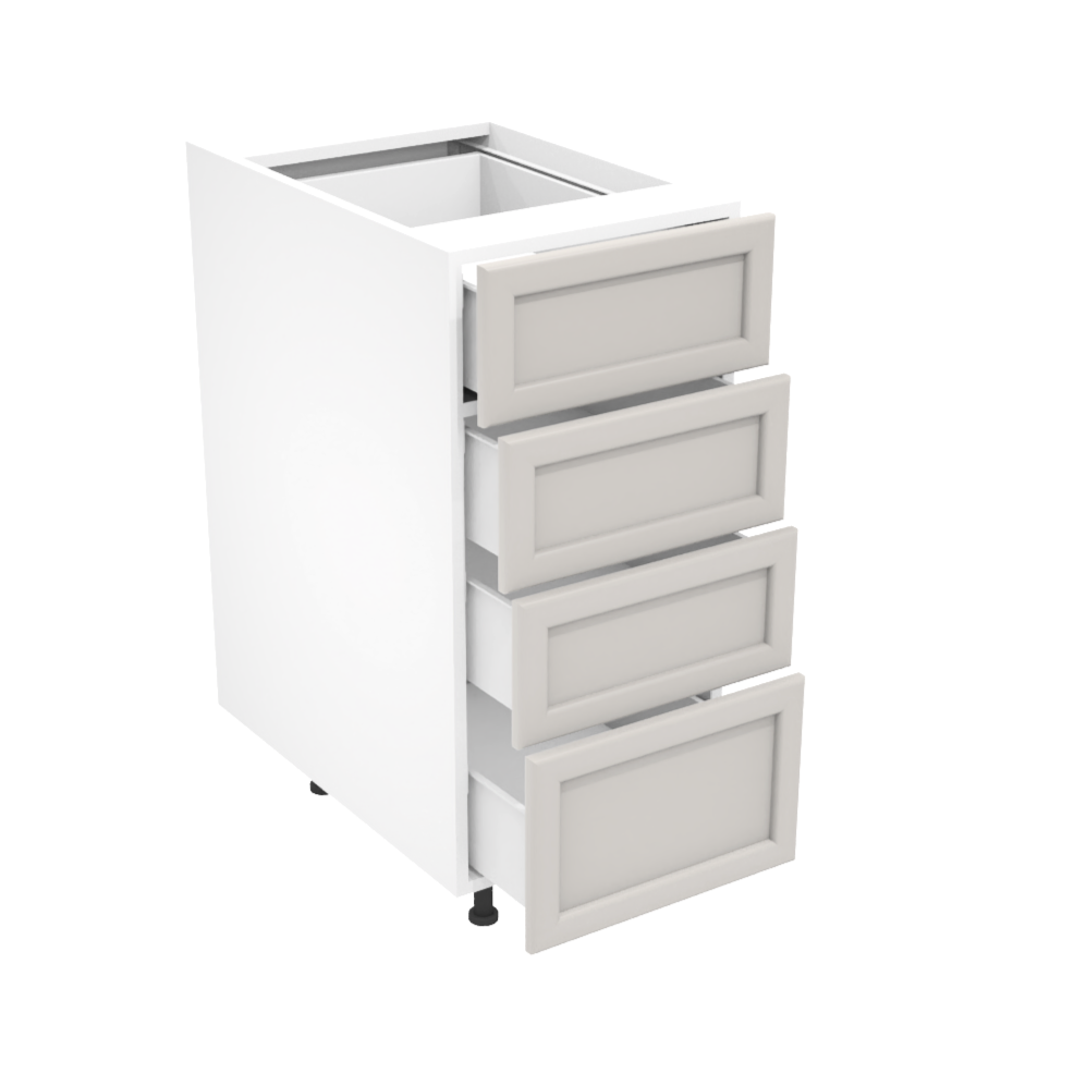 Armoire de cuisine du bas 4 tiroirs (15''L)