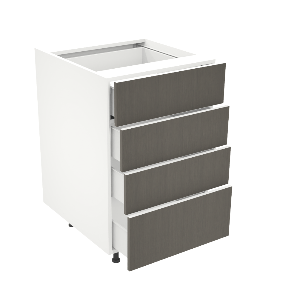 Armoire de cuisine du bas 4 tiroirs (21''L)