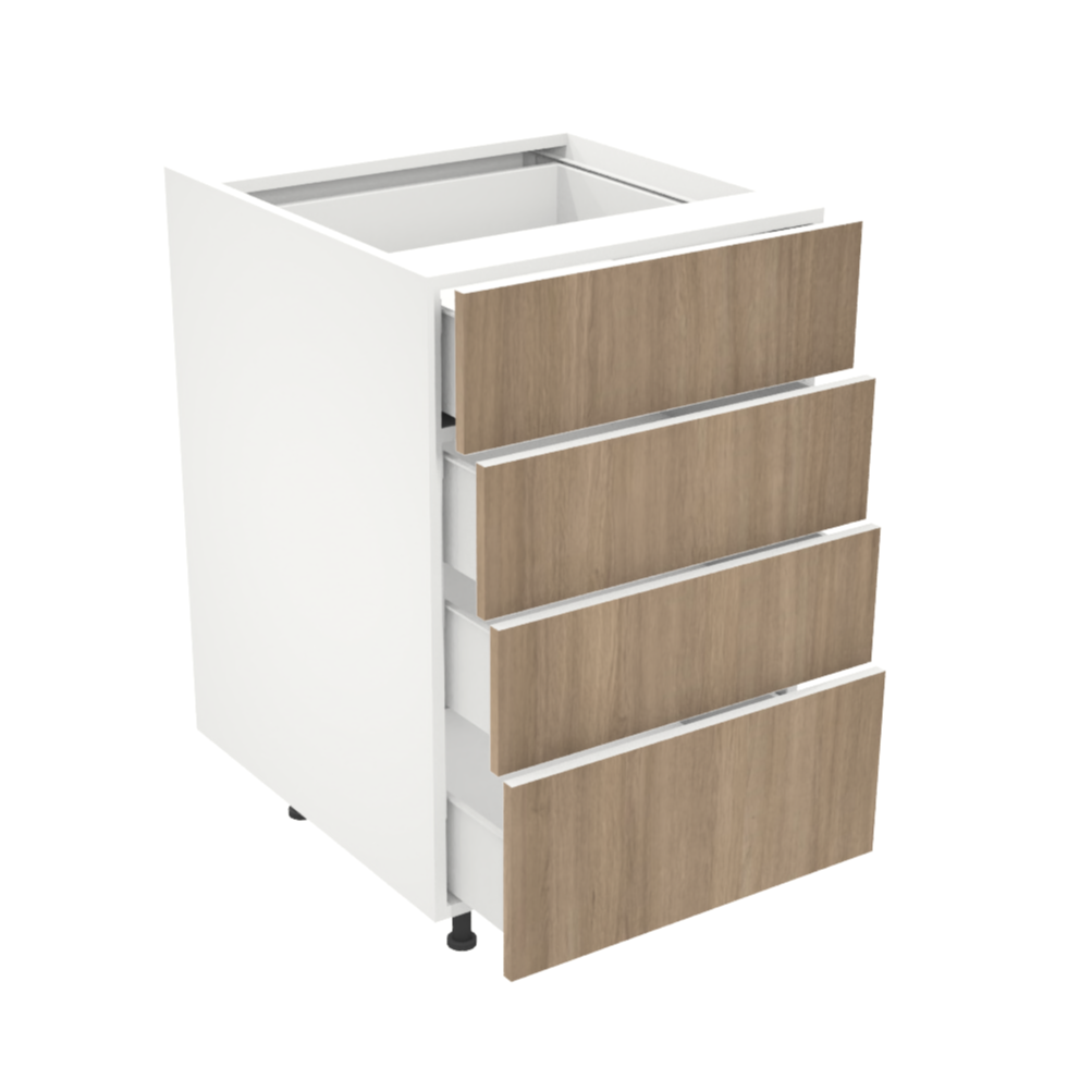 Armoire de cuisine du bas 4 tiroirs (21''L)