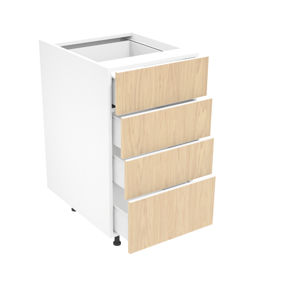 Armoire de cuisine du bas 4 tiroirs (18''L)