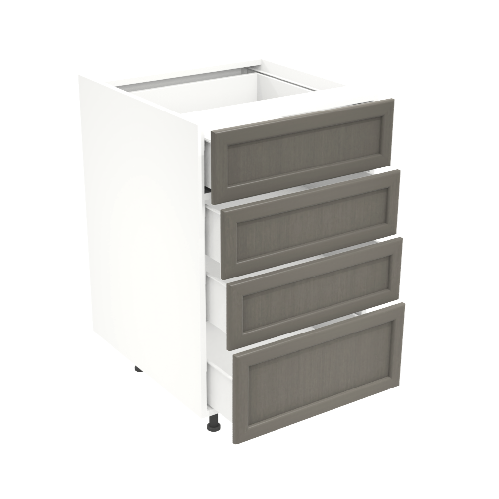 Armoire de cuisine du bas 4 tiroirs (21''L)