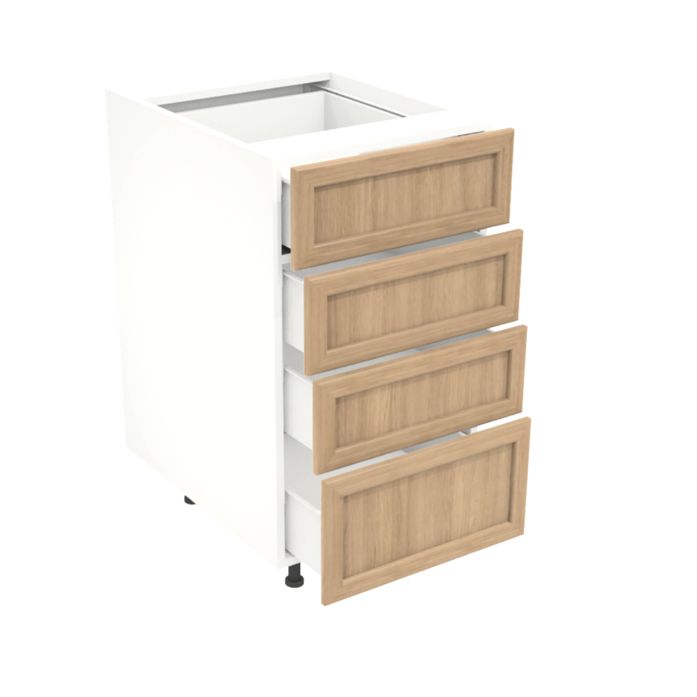 Armoire de cuisine du bas 4 tiroirs (18''L)