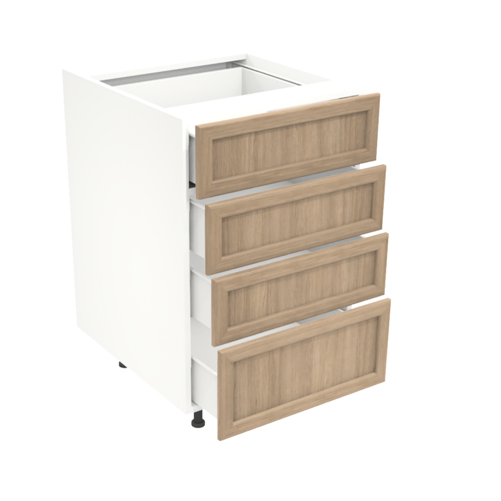 Armoire de cuisine du bas 4 tiroirs (21''L)