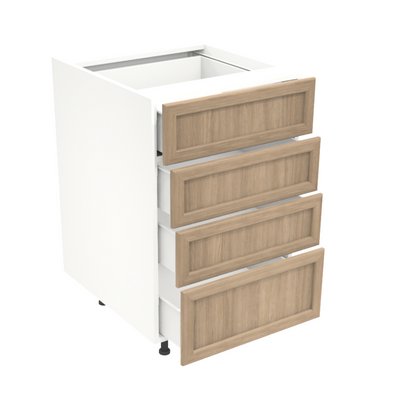 Armoire de cuisine du bas 4 tiroirs (21''L)