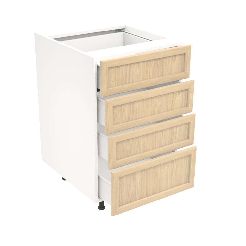 Armoire de cuisine du bas 4 tiroirs (21''L)