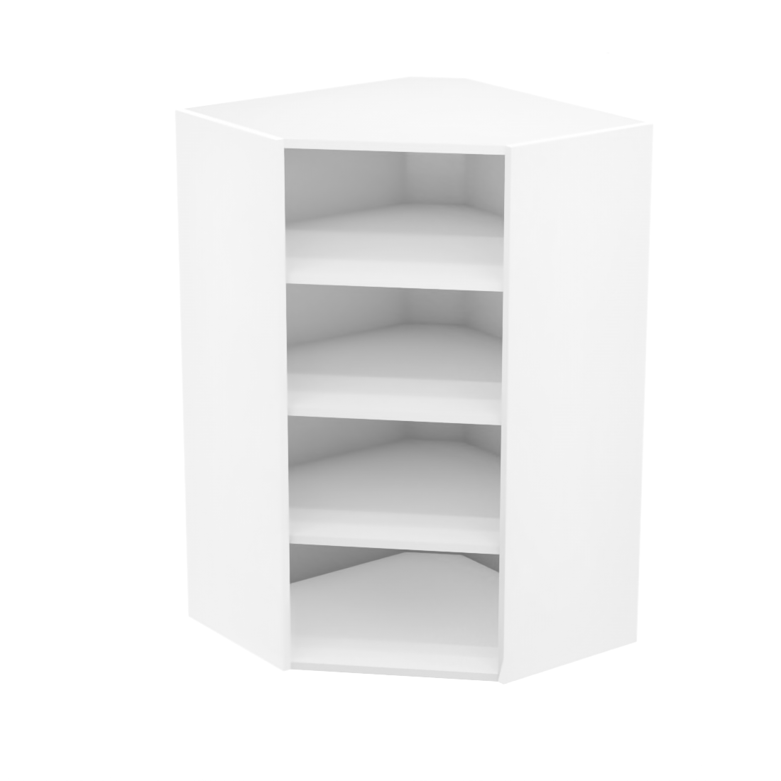 Armoire de cuisine du haut coin diagonal (24''L x 39''H)