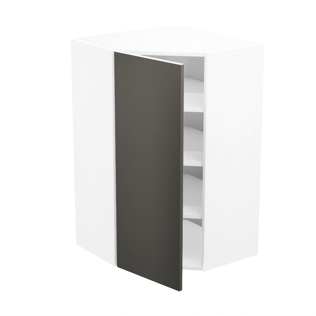 Armoire de cuisine du haut coin diagonal (24''L x 39''H)