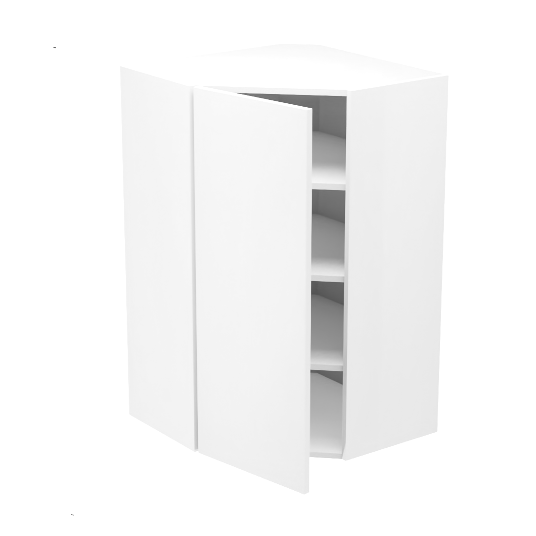 Armoire de cuisine du haut coin diagonal (24''L x 39''H)