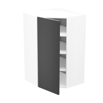 Armoire de cuisine du haut coin diagonal (24''L x 39''H)