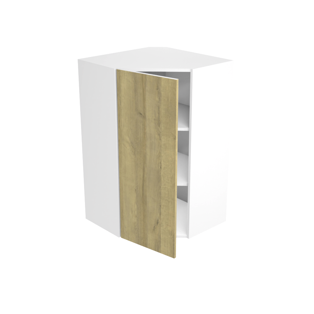 Armoire de cuisine du haut coin diagonal (24''L x 36''H)