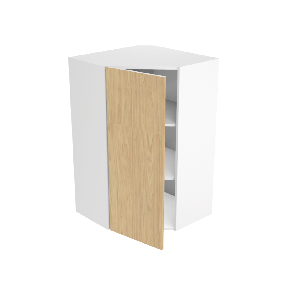 Armoire de cuisine du haut coin diagonal (24''L x 36''H)