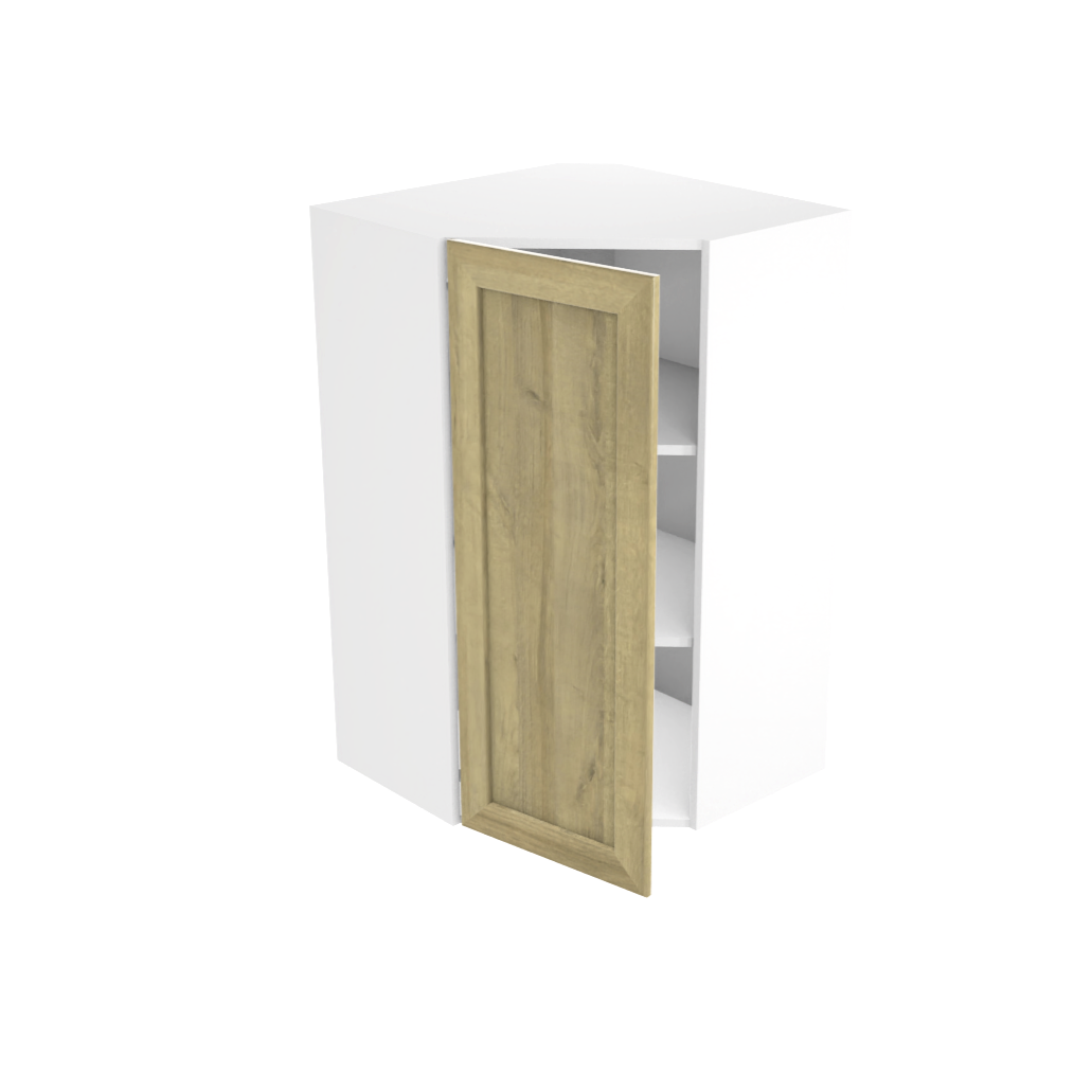Armoire de cuisine du haut coin diagonal (24''L x 36''H)