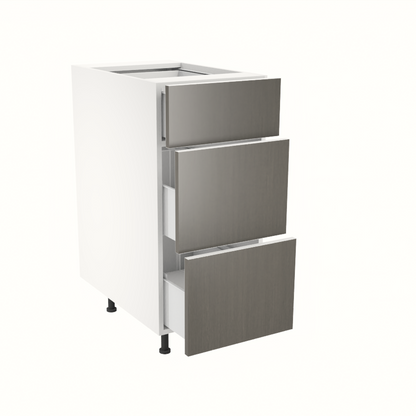 Armoire de cuisine du bas 3 tiroirs (15''L)