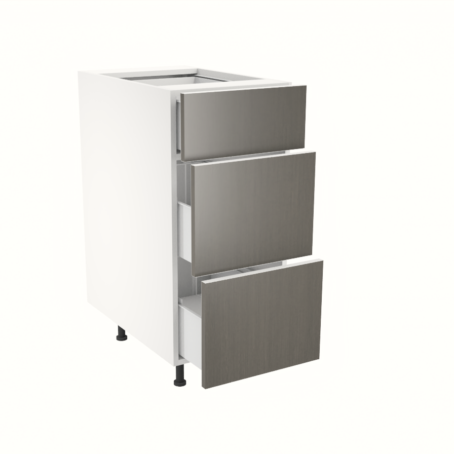 Armoire de cuisine du bas 3 tiroirs (15''L)