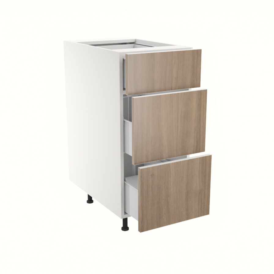 Armoire de cuisine du bas 3 tiroirs (15''L)