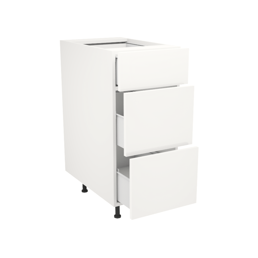 Armoire de cuisine du bas 3 tiroirs (15''L)
