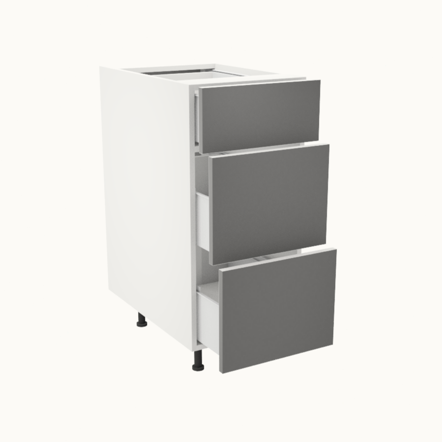 Armoire de cuisine du bas 3 tiroirs (15''L)