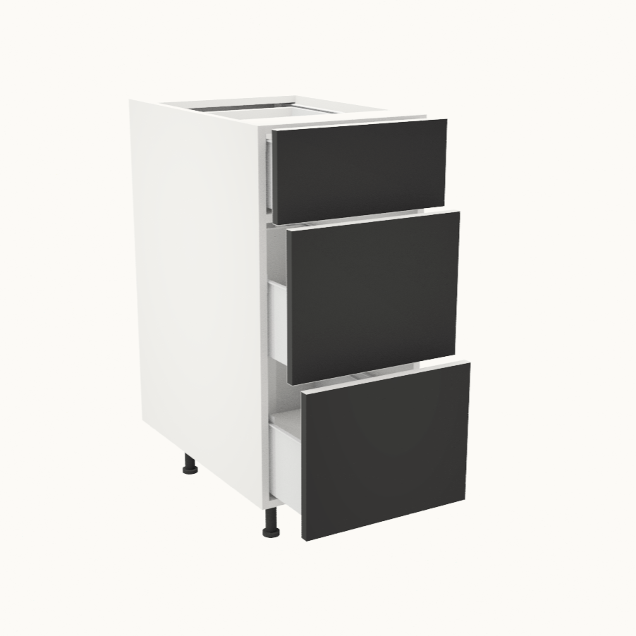 Armoire de cuisine du bas 3 tiroirs (15''L)