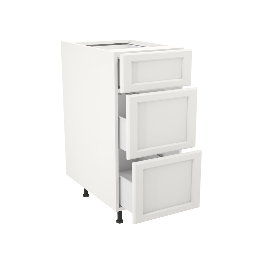 Armoire de cuisine du bas 3 tiroirs (15''L)