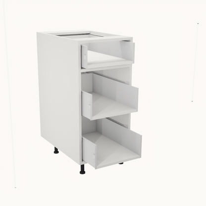 Armoire de cuisine du bas 3 tiroirs (15''L)