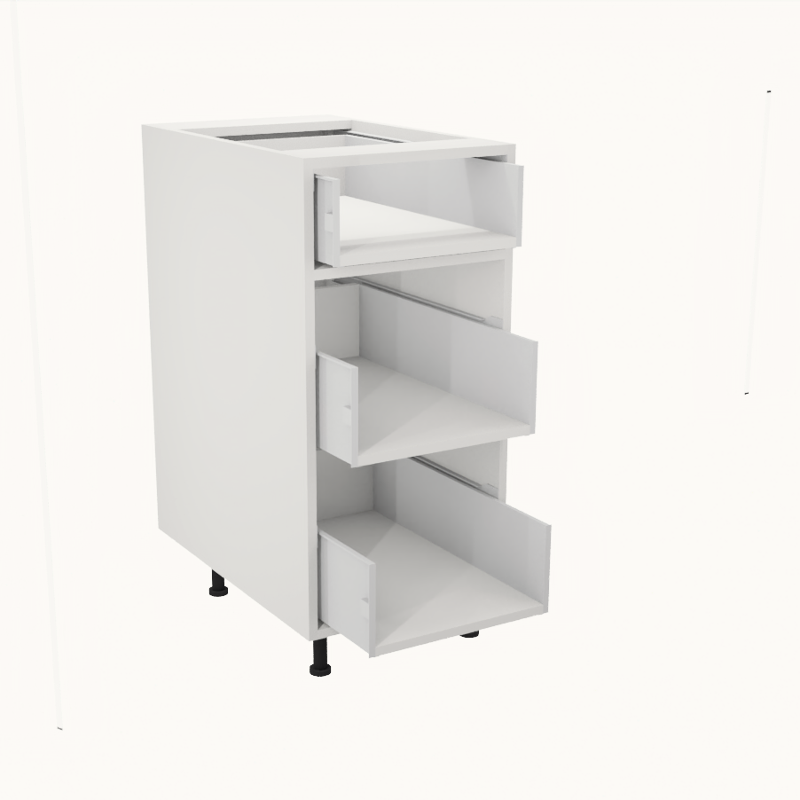 Armoire de cuisine du bas 3 tiroirs (15''L)