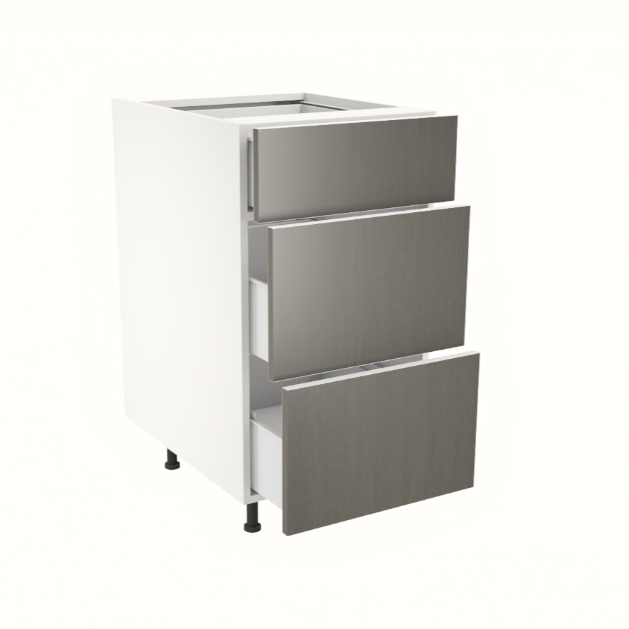 Armoire de cuisine du bas 3 tiroirs (18''L)