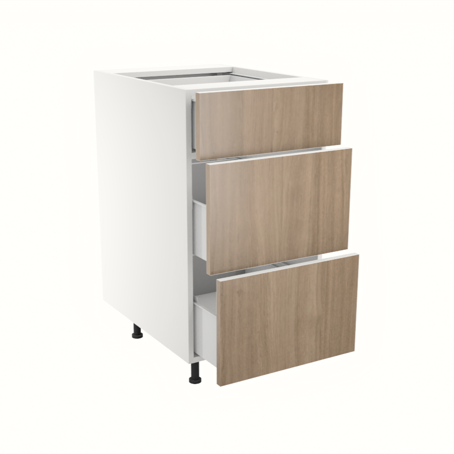 Armoire de cuisine du bas 3 tiroirs (18''L)