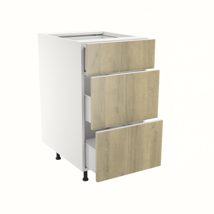 Armoire de cuisine du bas 3 tiroirs (18''L)