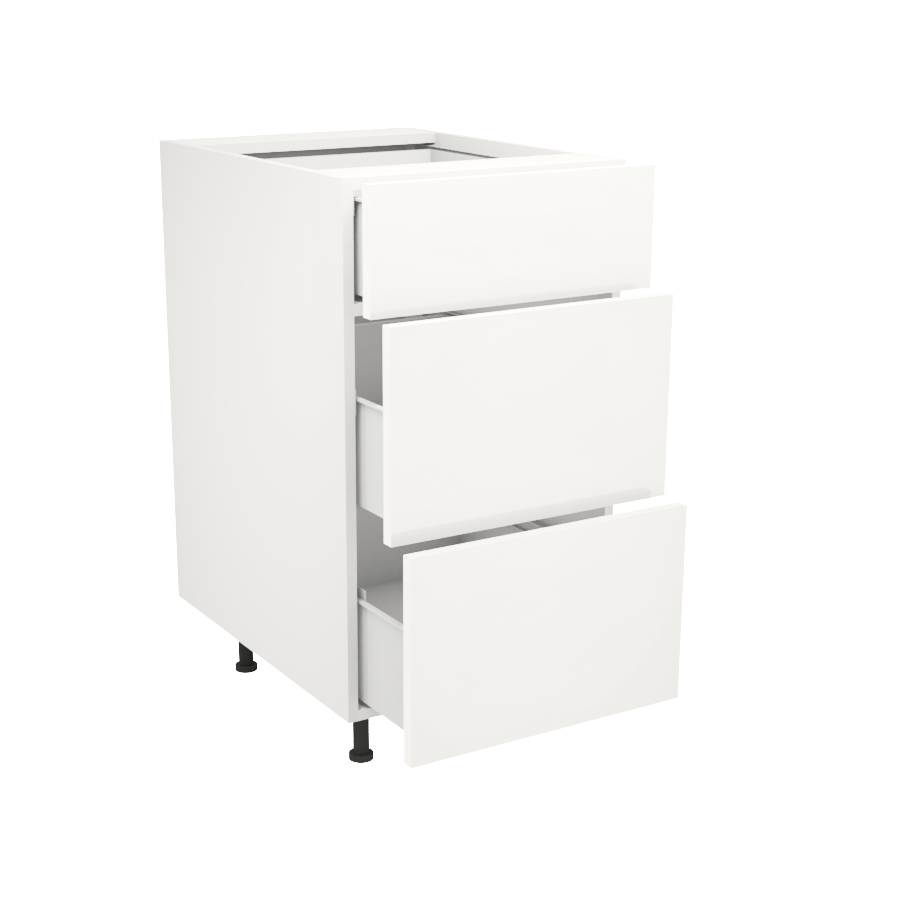 Armoire de cuisine du bas 3 tiroirs (18''L)