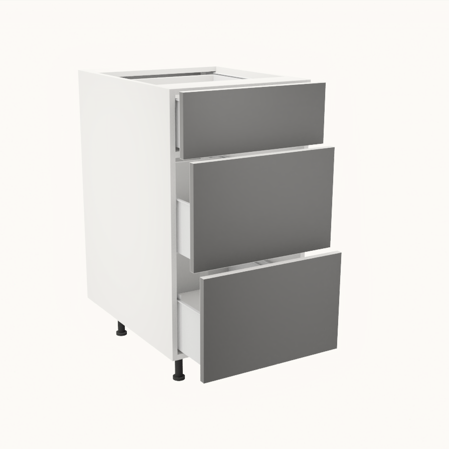 Armoire de cuisine du bas 3 tiroirs (18''L)