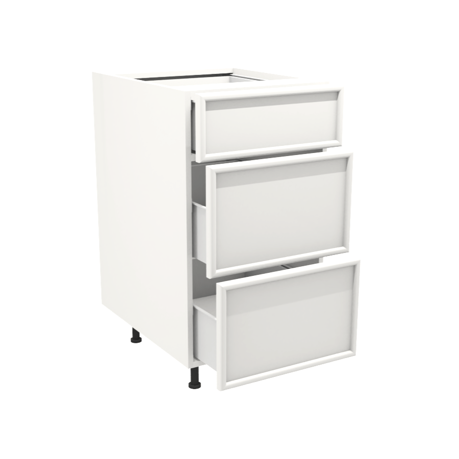 Armoire de cuisine du bas 3 tiroirs (18''L)