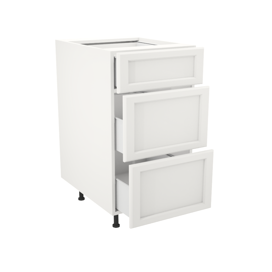 Armoire de cuisine du bas 3 tiroirs (18''L)