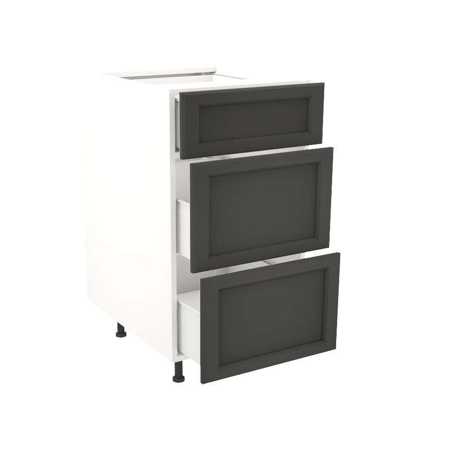 Armoire de cuisine du bas 3 tiroirs (18''L)